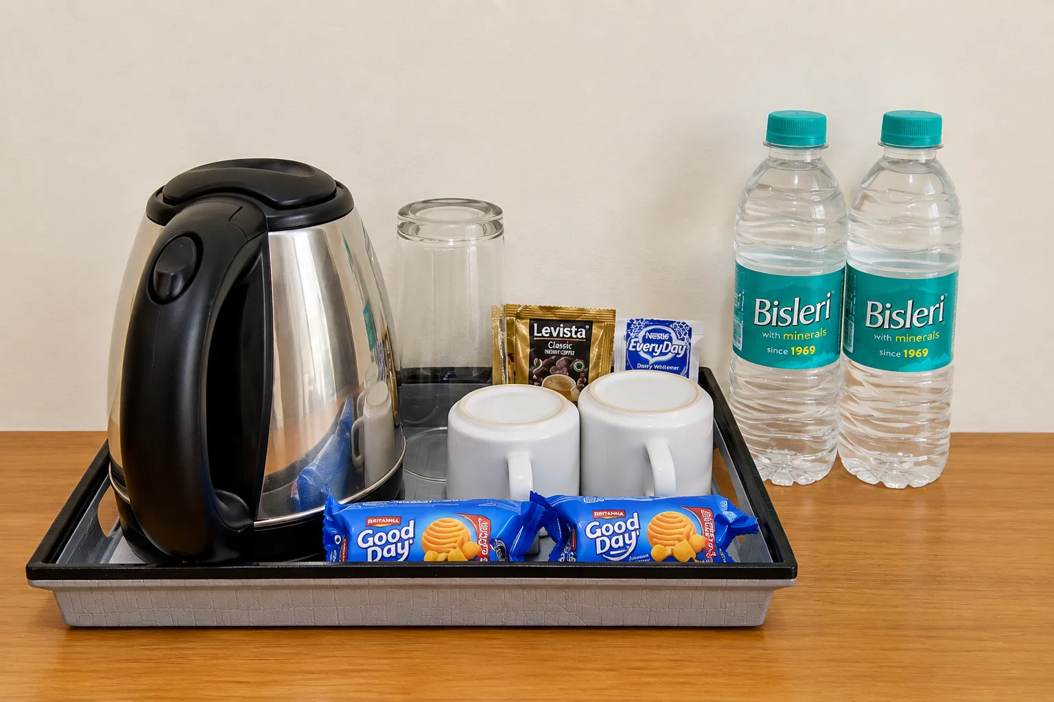 Complimentary Water and Snacks
