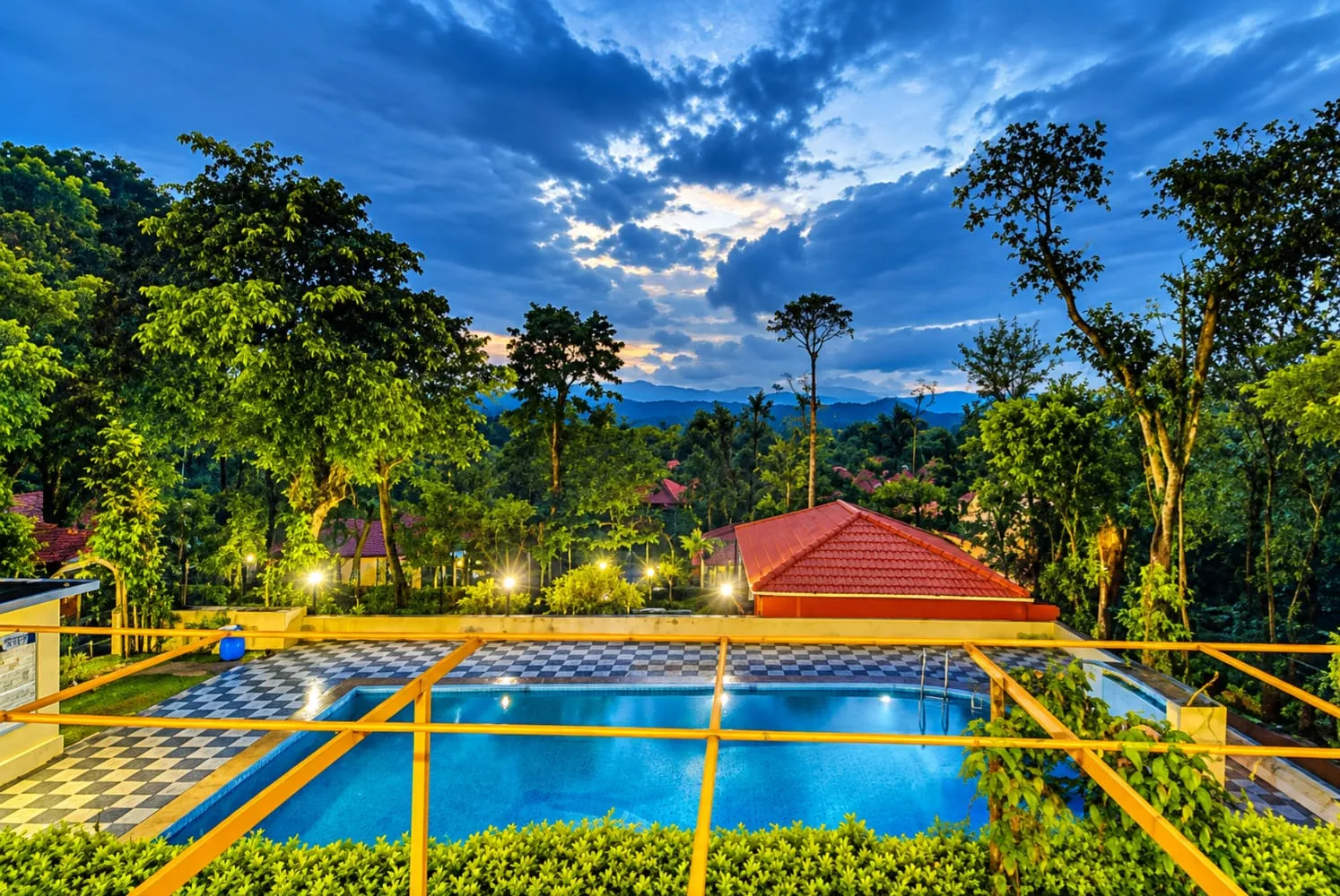 Poolside View